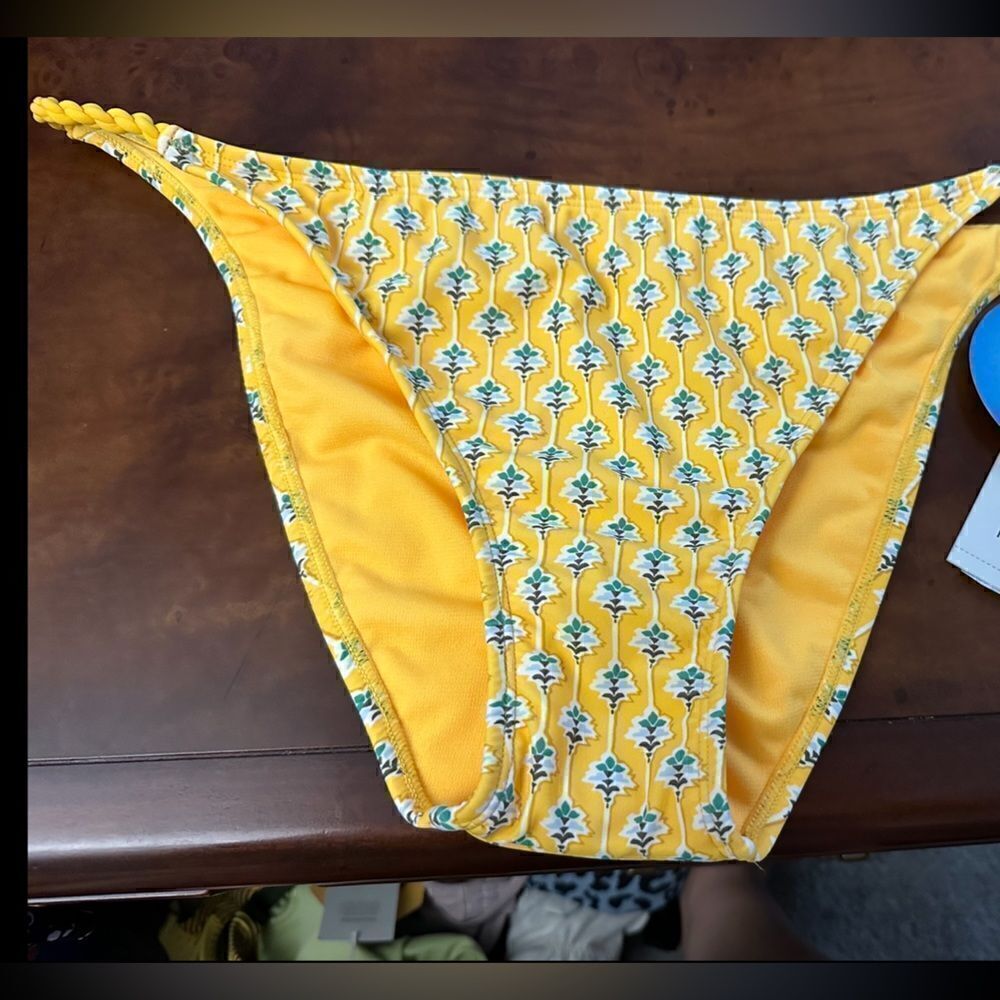 RHODE x Target Dainty Lotus-Print High-Leg Cheeky Bikini Bottom NWT Sz XL or XXL